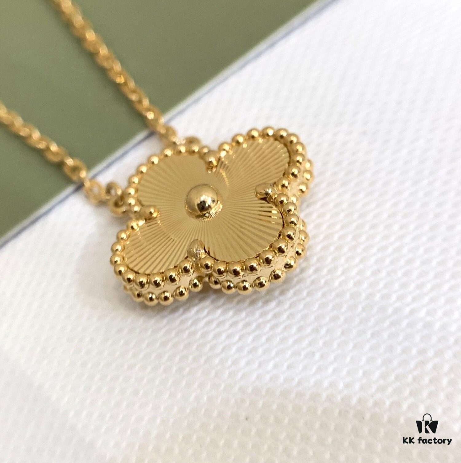 VCA Van Cleef & Arpels 50th Anniversary Commemorative Engraved Necklace