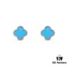 Mini Four-Leaf Clover Stud Earrings