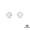Mini Four-Leaf Clover Stud Earrings