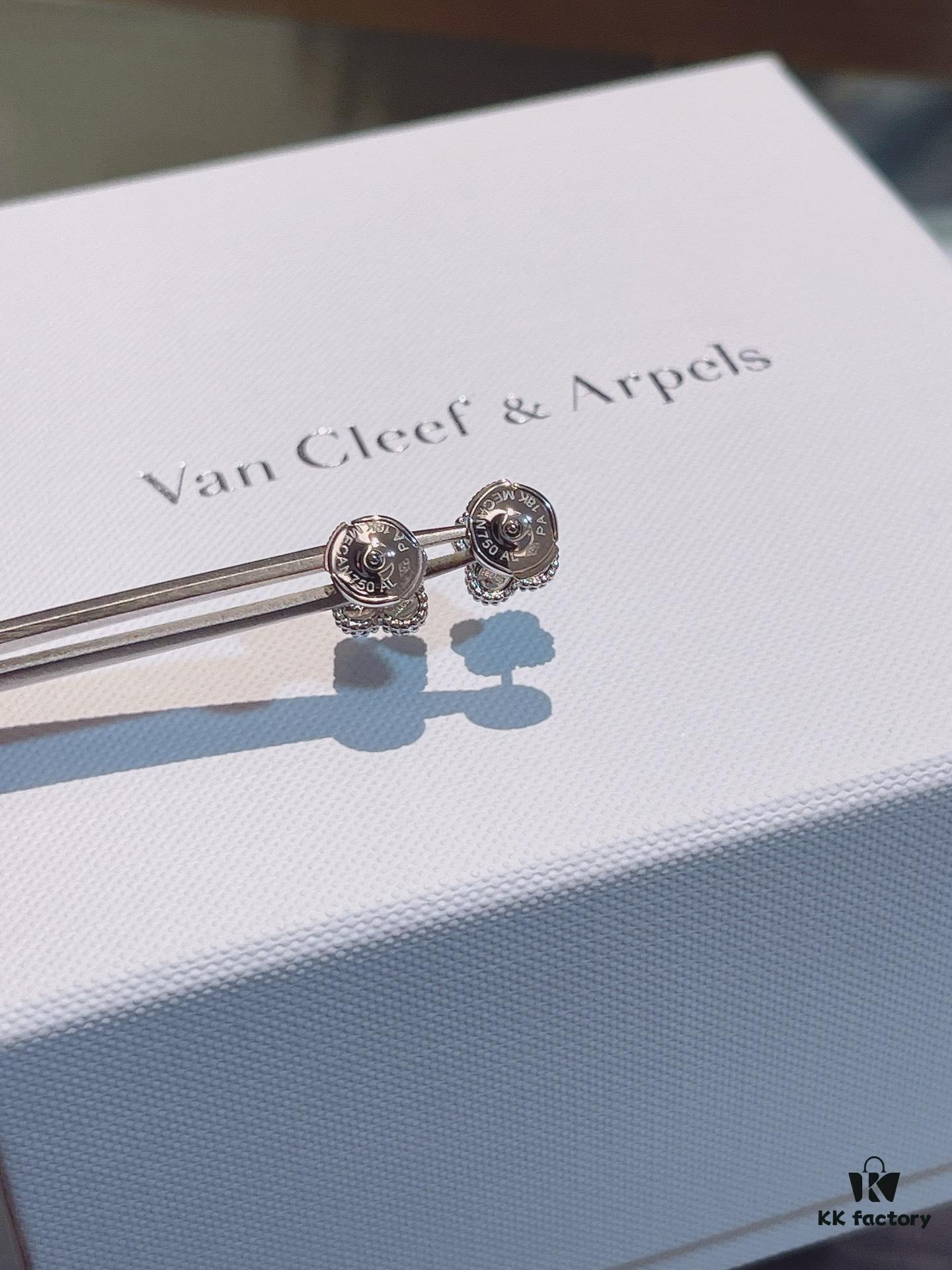 New Style: Turquoise and White Mother of Pearl Mini Four-Leaf Clover Stud Earrings