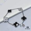 VCA Clover, Black Onyx with Diamond Accents, Ready to Ship