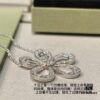 This Summer's Hottest Flower Pendant Necklace - VCA-inspired Flowerlace Diamond Collar Chain