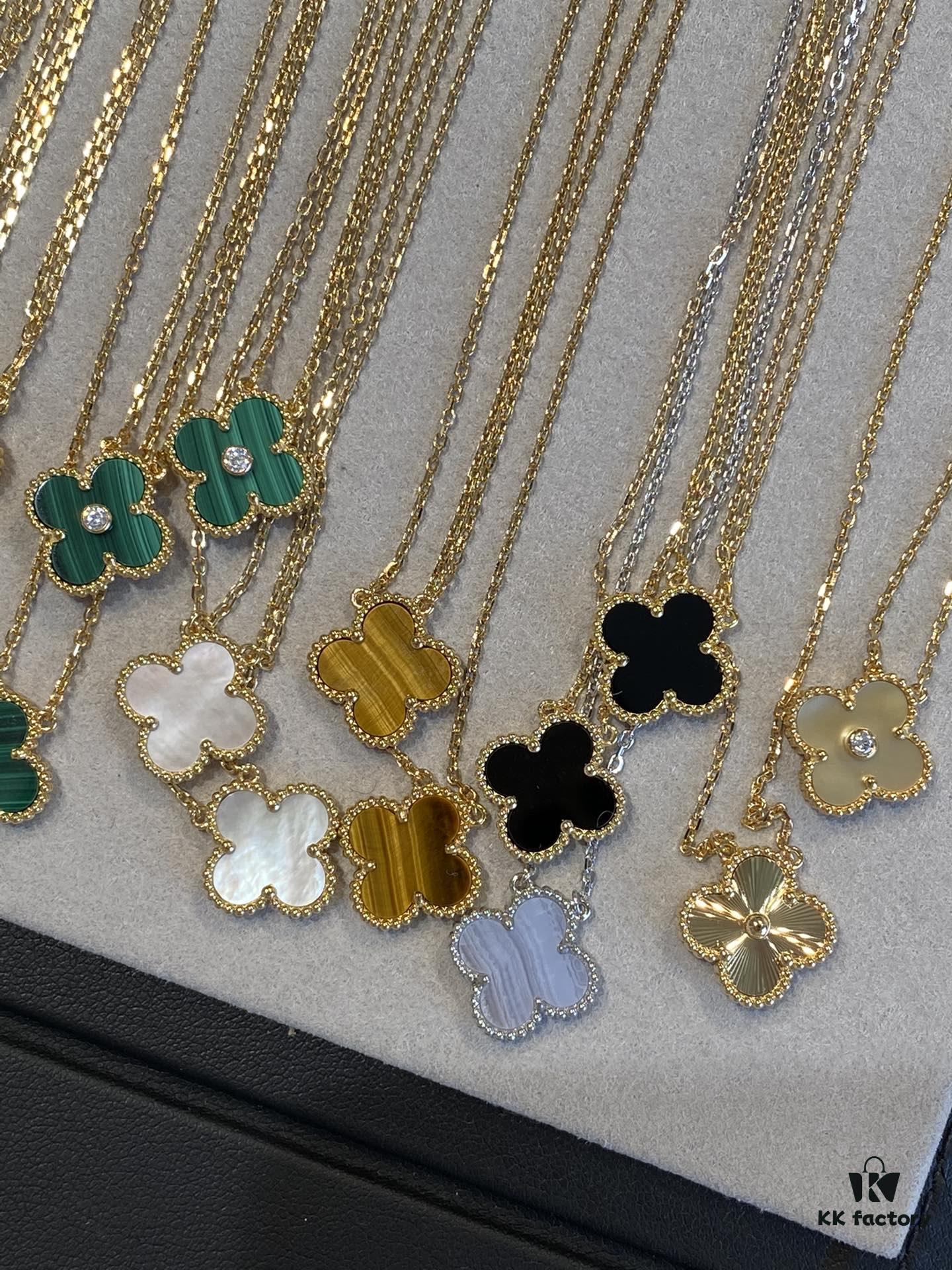 Clover Necklace in Assorted Colors