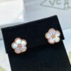 ❗️New Hot Product❗️ 2021 New Lucky Spring Collection Van Cleef & Arpels Lucky Spring Series Plum Blossom Clip-On Earrings