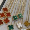 Clover Necklace in Assorted Colors