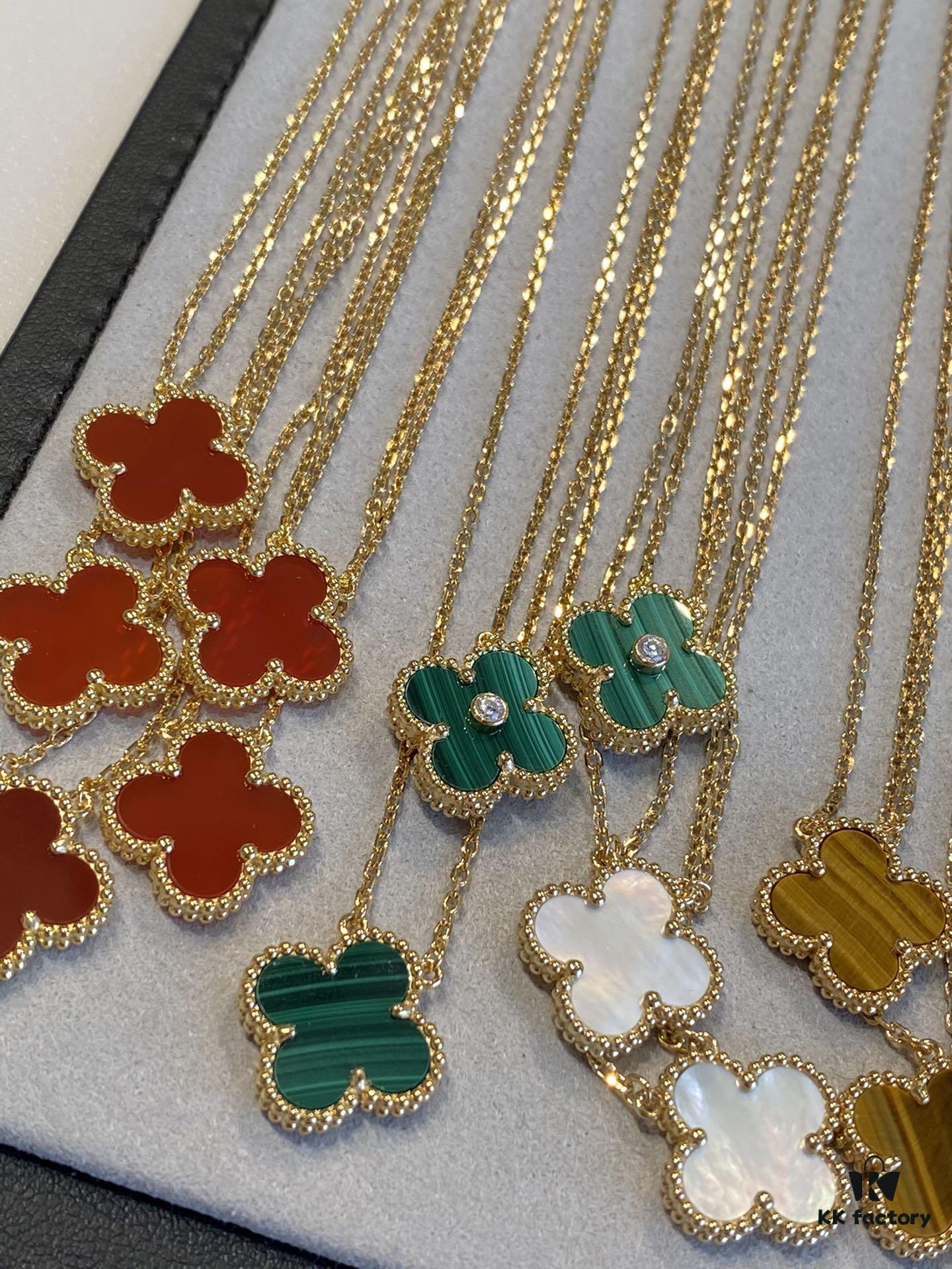 Clover Necklace in Assorted Colors