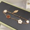 Lucky Spring 2021 - VC@ New Arrival! Plum Blossom Ladybug Leaf Pattern Irregular Bracelet