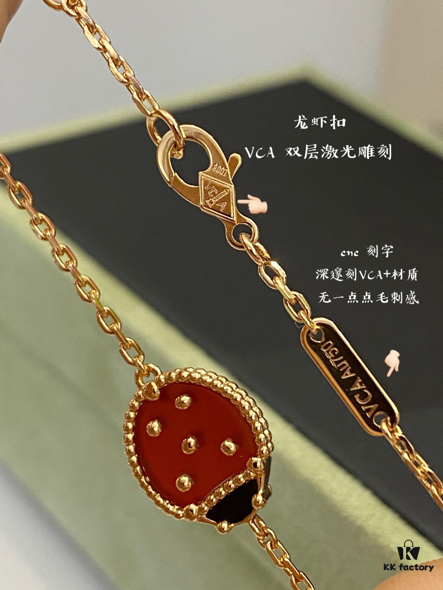 Ladybug Bracelet by VC@ lucky spring