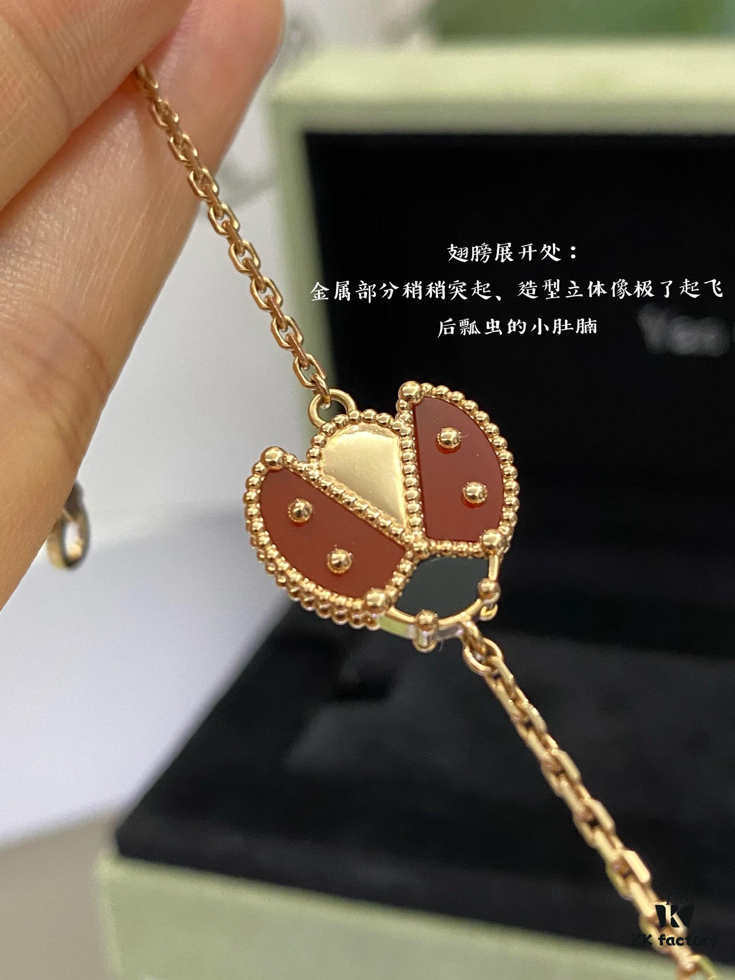 VCA Lucky Spring Ladybug Bracelet