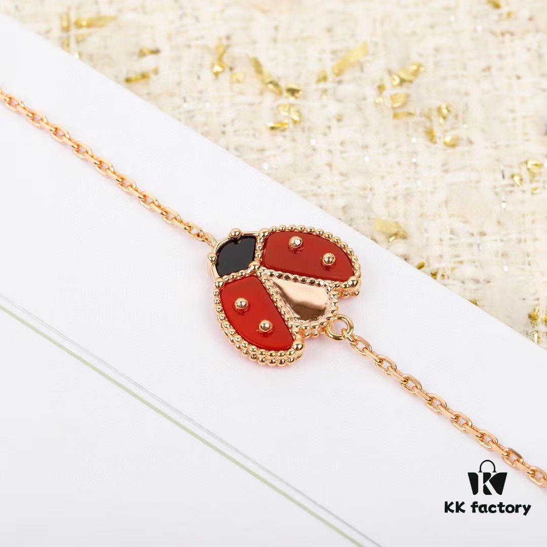 Top-tier VCA-style Ladybug Bracelet - Lucky Spring Collection, Z+ Version