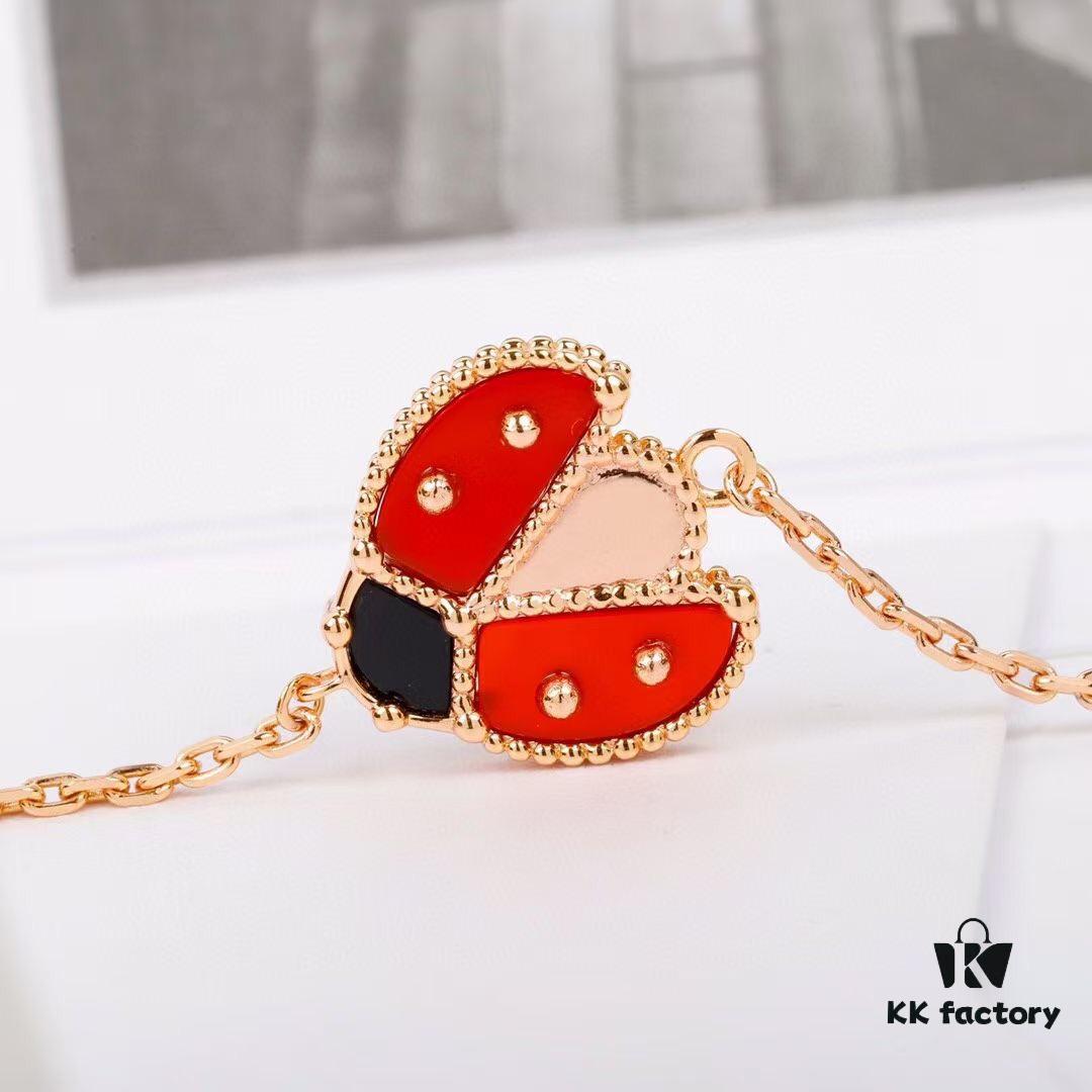 Top-tier VCA-style Ladybug Bracelet - Lucky Spring Collection, Z+ Version