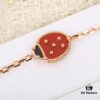 Top-tier VCA-style Ladybug Bracelet Z+, Genuine Jewelry-Grade ZP, Customizable in Real Gold and Diamonds, Only Authentic ZP Real Gold Version, Superior to All Other Gold Products on Market! Lucky Spring Collection Features Ladybugs and Floral Motifs, Celebrating Van Cleef & Arpels' Beloved Theme of Spring Rebirth