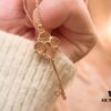 Swarovski Four-Leaf Clover Key Necklace