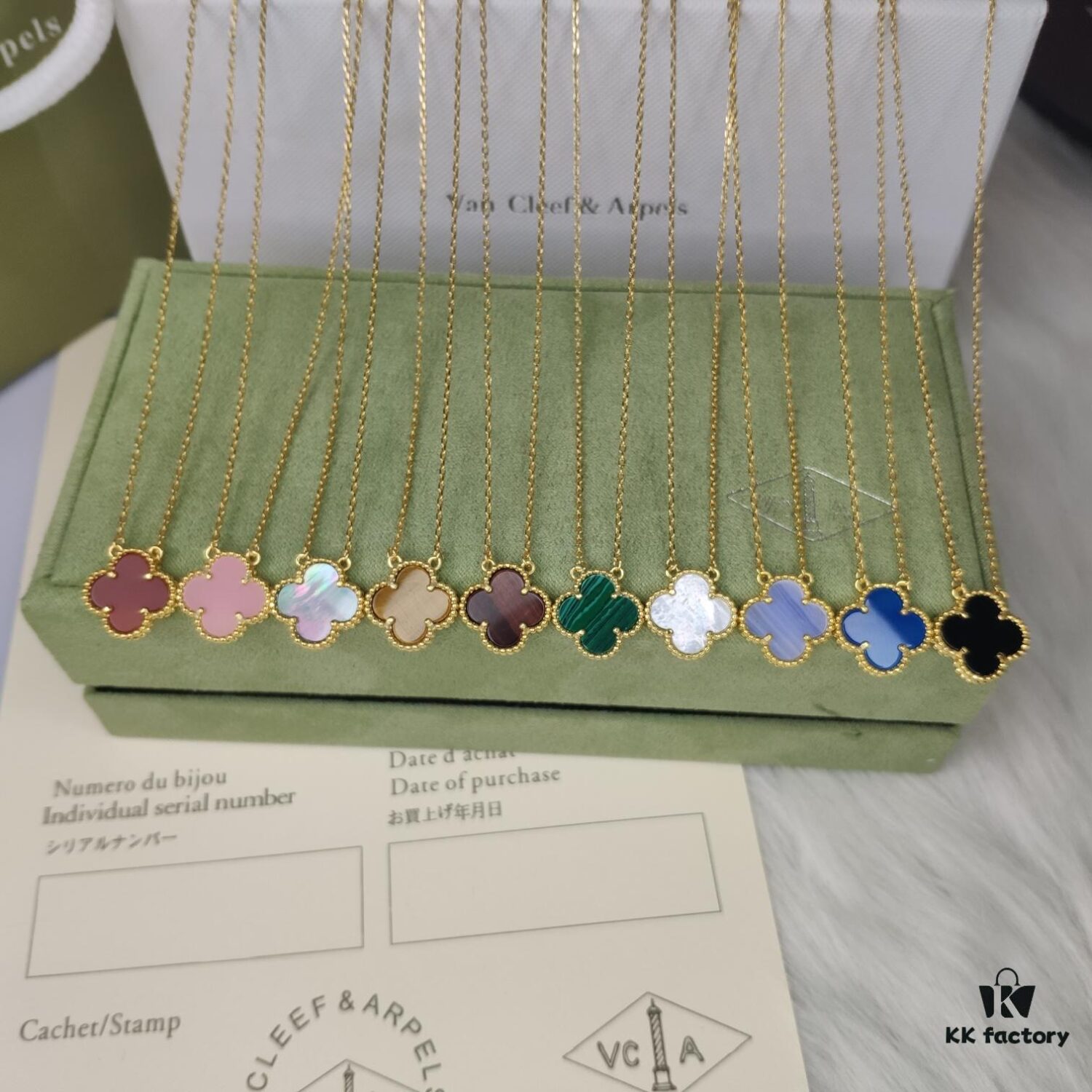 Medium Clover Necklace, Available in Gold, Rose Gold, and White Gold