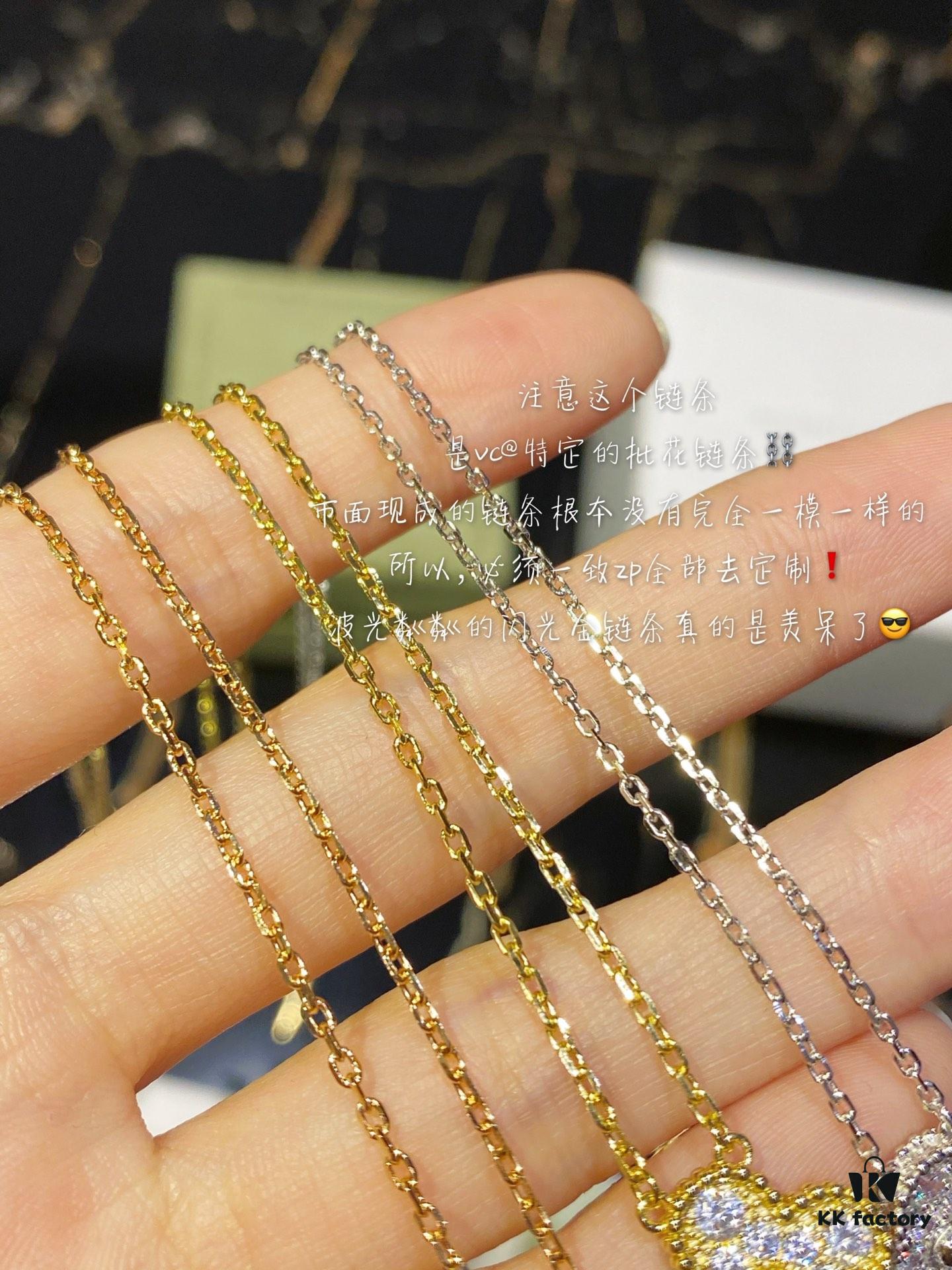 VCA Full Diamond Clover 1.5cm Necklace