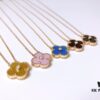VCA Clover Diamond Necklace ✨✨ Thick Gold Plated Version ✅ Full Color Range Available