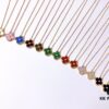 VCA Clover Diamond Necklace ✨✨ Thick Gold Plated Version ✅ Full Color Range Available