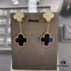 VCA Four-Leaf Clover Floral Diamond Earrings