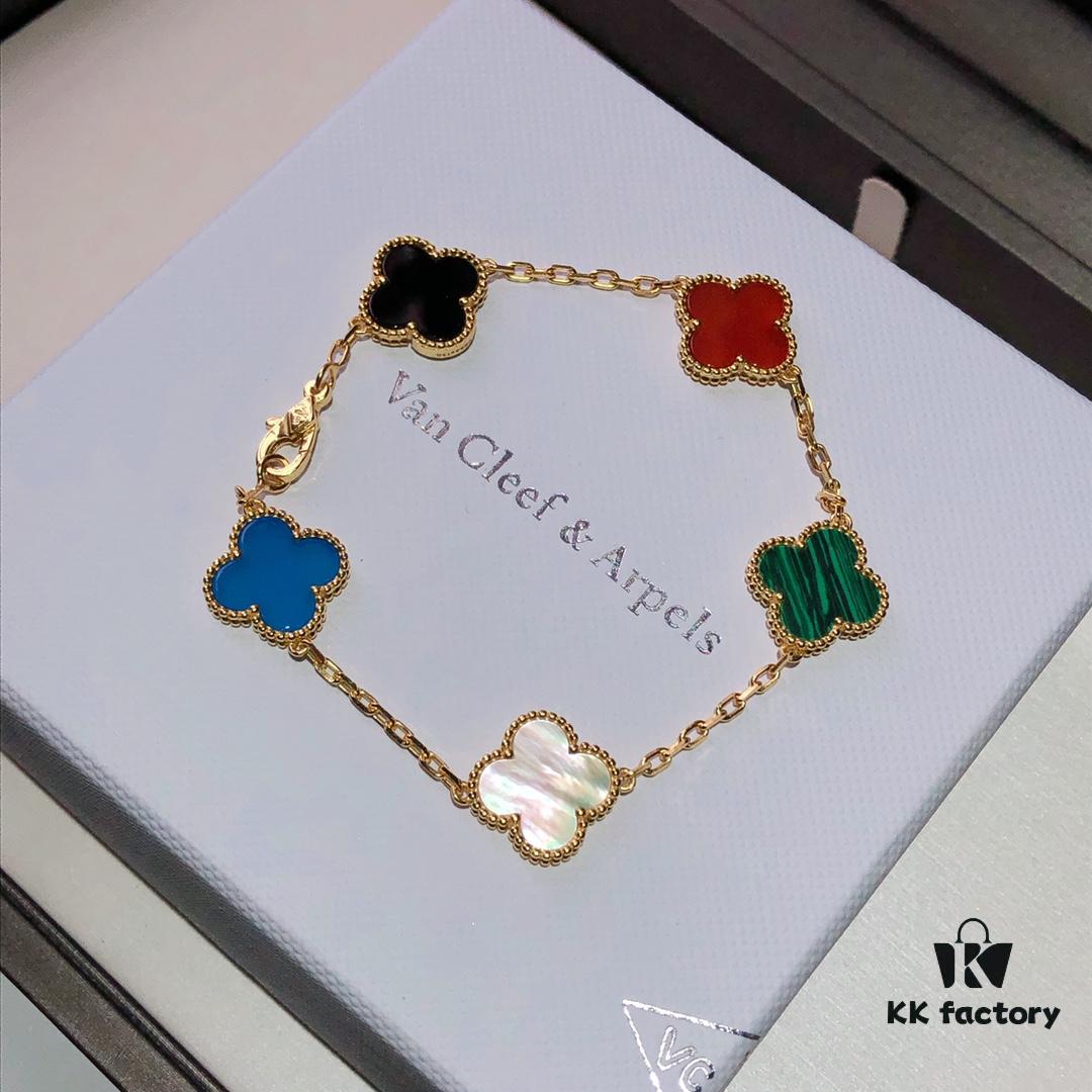 New Arrival Today 🆕🔥 Rainbow Bracelet in K-Yellow Gold