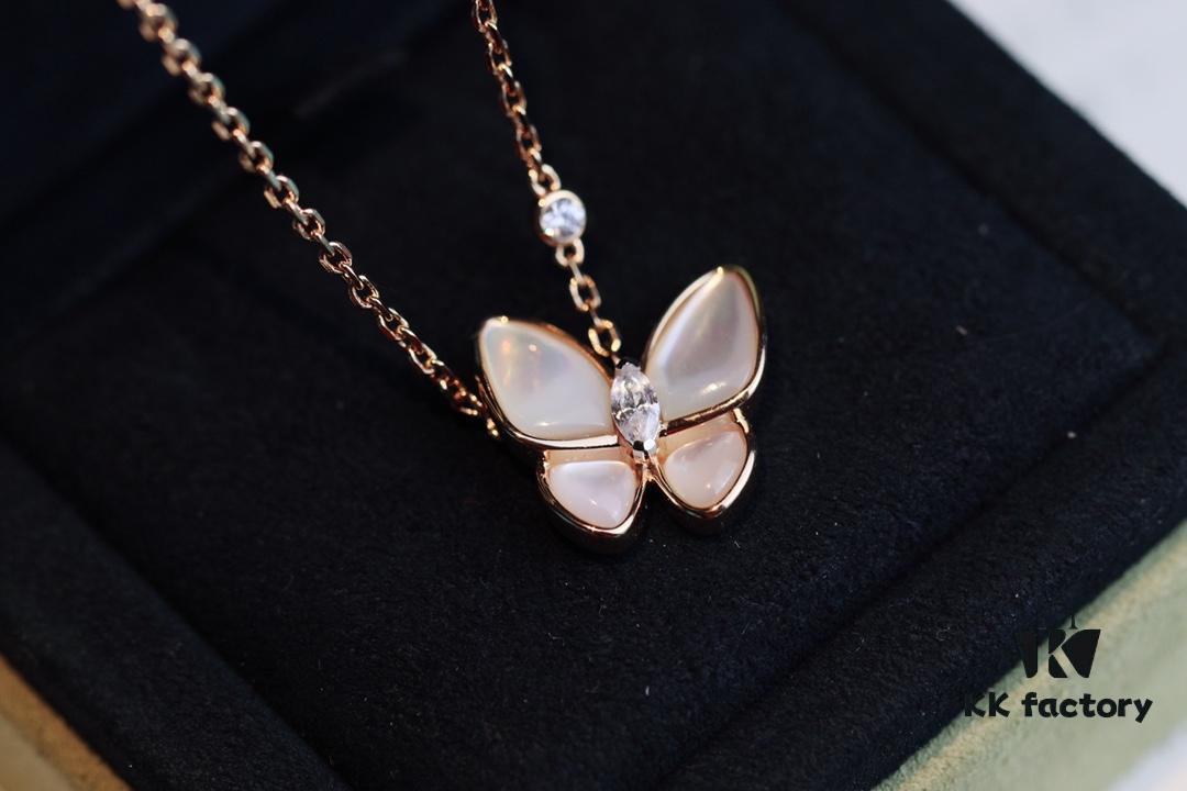 FanJia Two Butterfly Series Collar Necklace ZP High-End Version