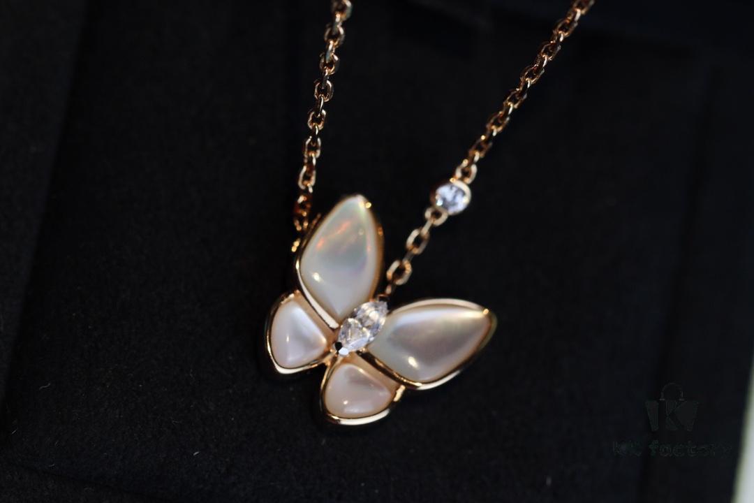 FanJia Two Butterfly Series Collar Necklace ZP High-End Version