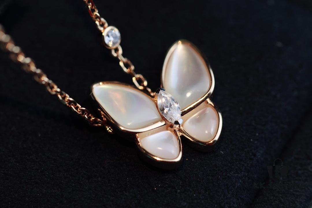 FanJia Two Butterfly Series Collar Necklace ZP High-End Version