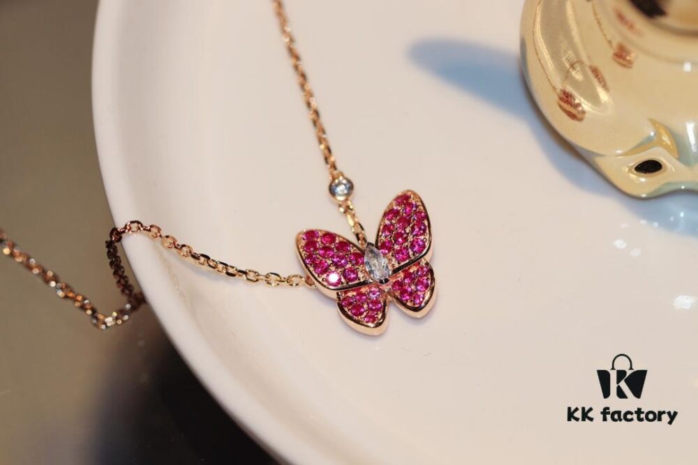 VCA Butterfly Full Diamond Necklace ZP Version 🦋