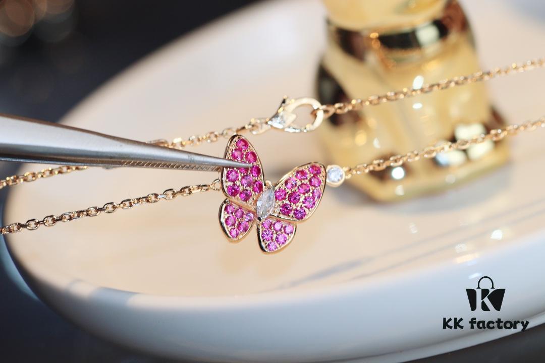 VCA Butterfly Full Diamond Necklace ZP Version 🦋