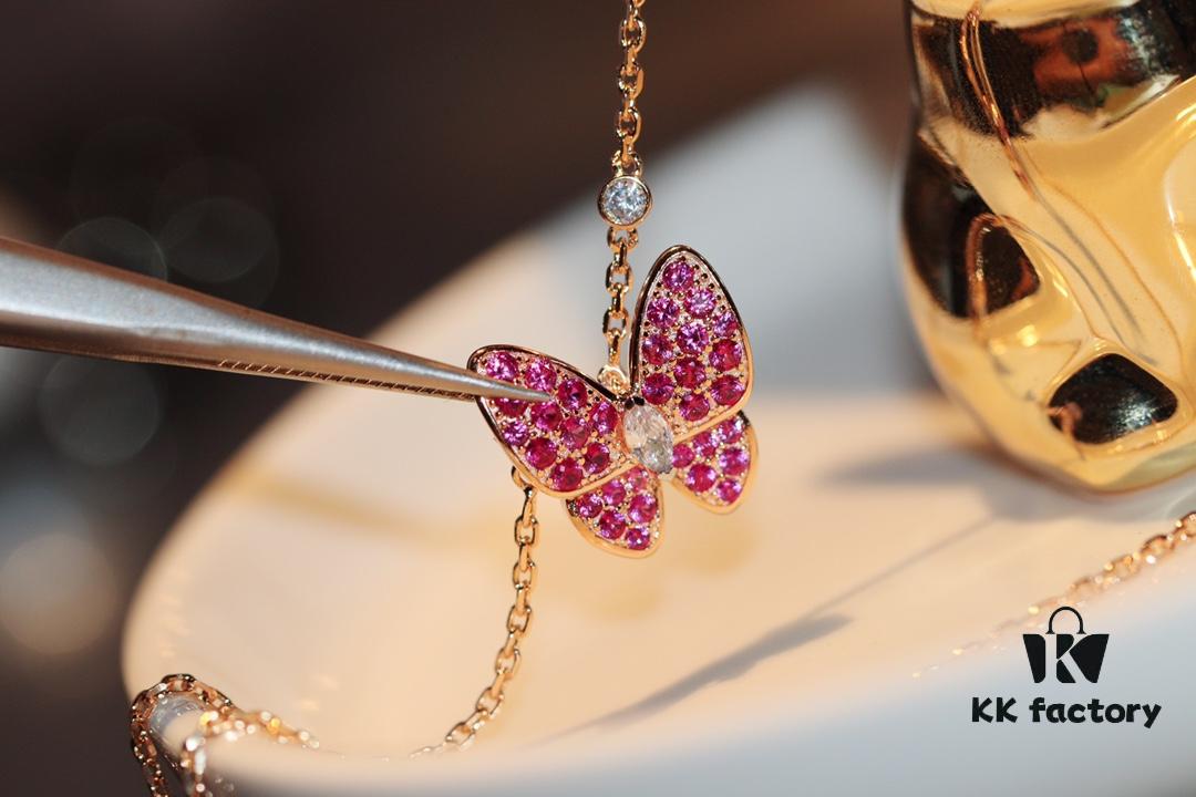 VCA Butterfly Full Diamond Necklace ZP Version 🦋