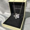 Necklace · Platinum Set: Flowerlace Lace Flower, This One! I Can't Recommend It Enough! Must Buy! Must Collect! The Fire Is So Brilliant You'd Mistake It for Real Diamonds!