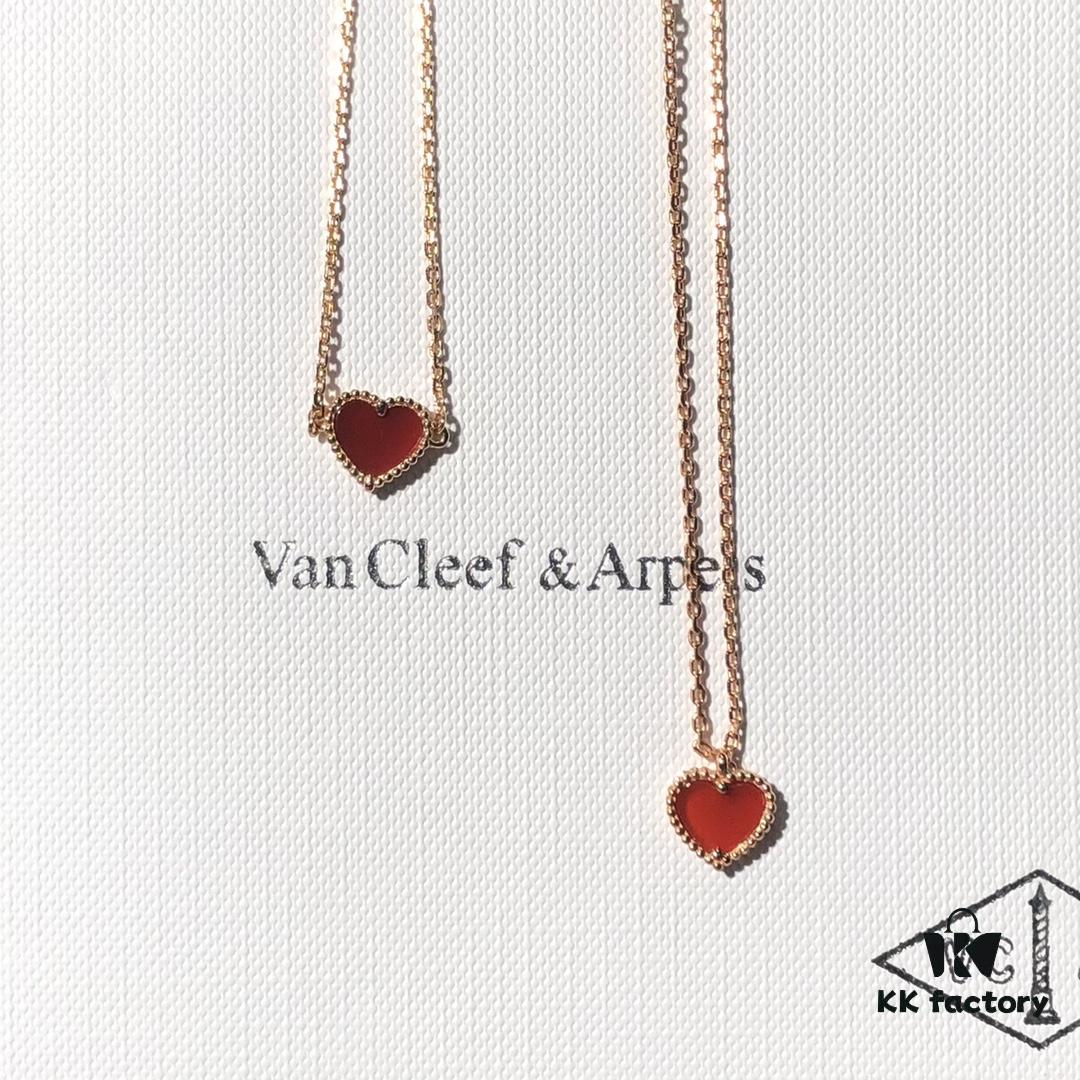 Rose Gold Combo: Red Carnelian Heart Bracelet and Necklace