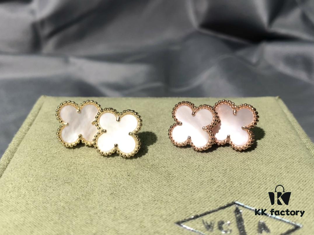 Medium Stud Earrings · Gold/Rose Gold
