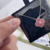 2021 Christmas Limited Edition Rhodonite Four-Leaf Clover Necklace, ZP Version