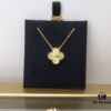 Medium Clover Necklace Collection - Diamond-Paved Top-Quality Sterling Silver 18K Gold Plated