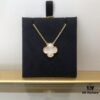 Medium Clover Necklace Collection - Diamond-Paved Top-Quality Sterling Silver 18K Gold Plated