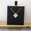 Medium Clover Necklace Collection - Diamond-Paved Top-Quality Sterling Silver 18K Gold Plated