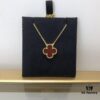 Medium Clover Necklace Collection - Diamond-Paved Top-Quality Sterling Silver 18K Gold Plated