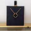 Medium Clover Necklace Collection - Diamond-Paved Top-Quality Sterling Silver 18K Gold Plated