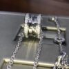 BVLGARI Bulgari Spring Ring Full Diamond Necklace - High-End CNC Precision Craftsmanship, 1:1 Fine Workmanship, Available in White Gold and Rose Gold