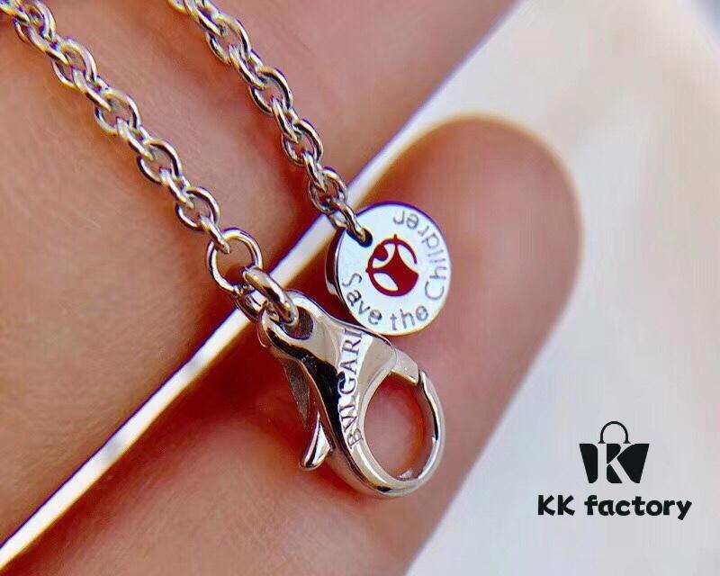 Bvlgari Red Ceramic Little Red Man Necklace