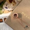 Bvlgari B.ZERO1 Series Necklace in Rose Gold with Black Ceramic Spiral Pendant
