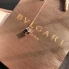 Bulgari B.Zero1 Series Black Ceramic Necklace in 925 Silver with 18K Rose Gold Plating