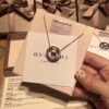 Bvlgari Classic Large Double Ring Necklace ✨ Long-lasting Color, Anti-allergic Treatment, Original Replica, High-end Custom 925 Pure Silver, 1:1 Counterfeit Super Fine 🔥🔥 Each Piece Handcrafted, Unbeatable Value ✨ Rose Gold and White Gold, Original Style Chain, Couple's Design