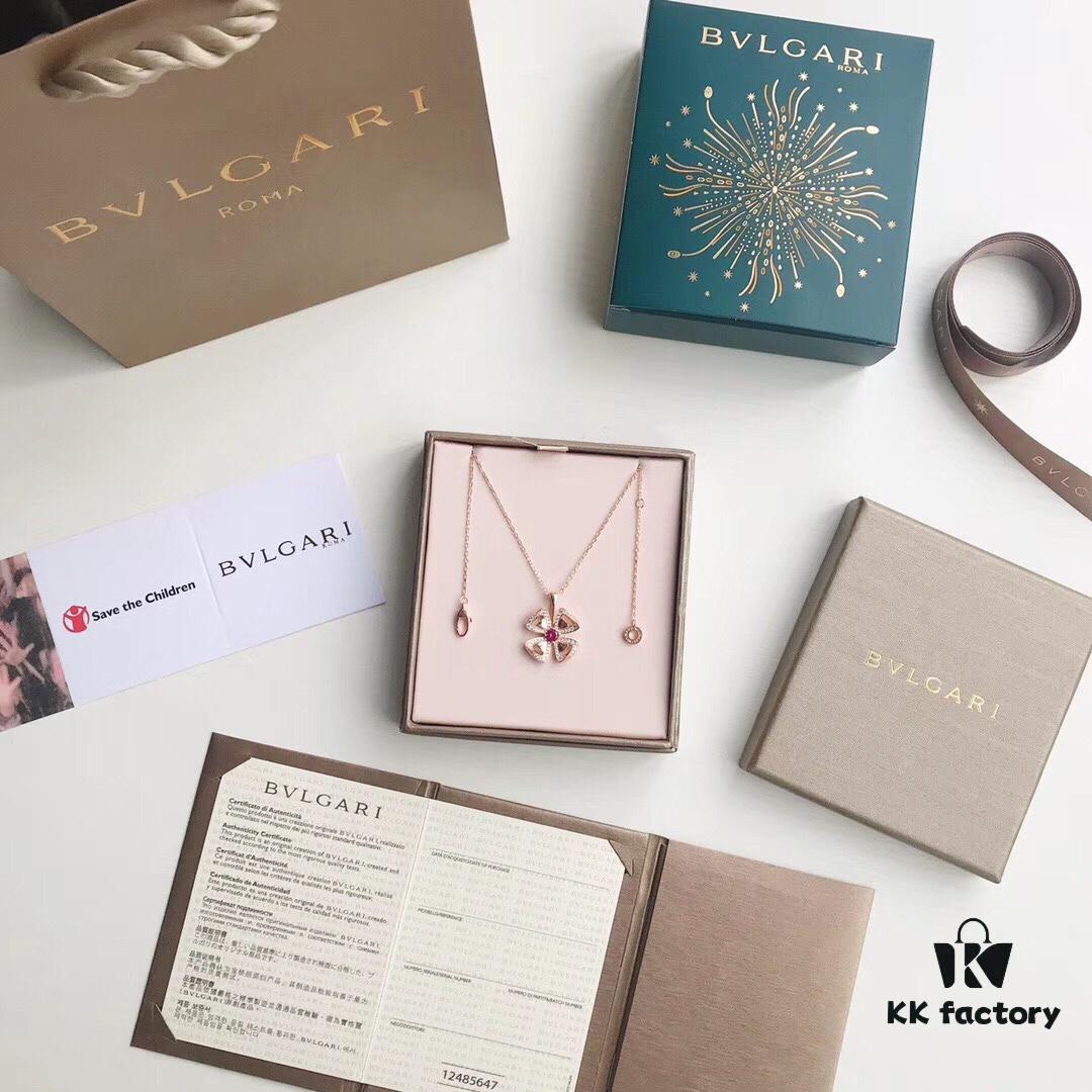 BVLGARI Fiorever Series Clover Necklace