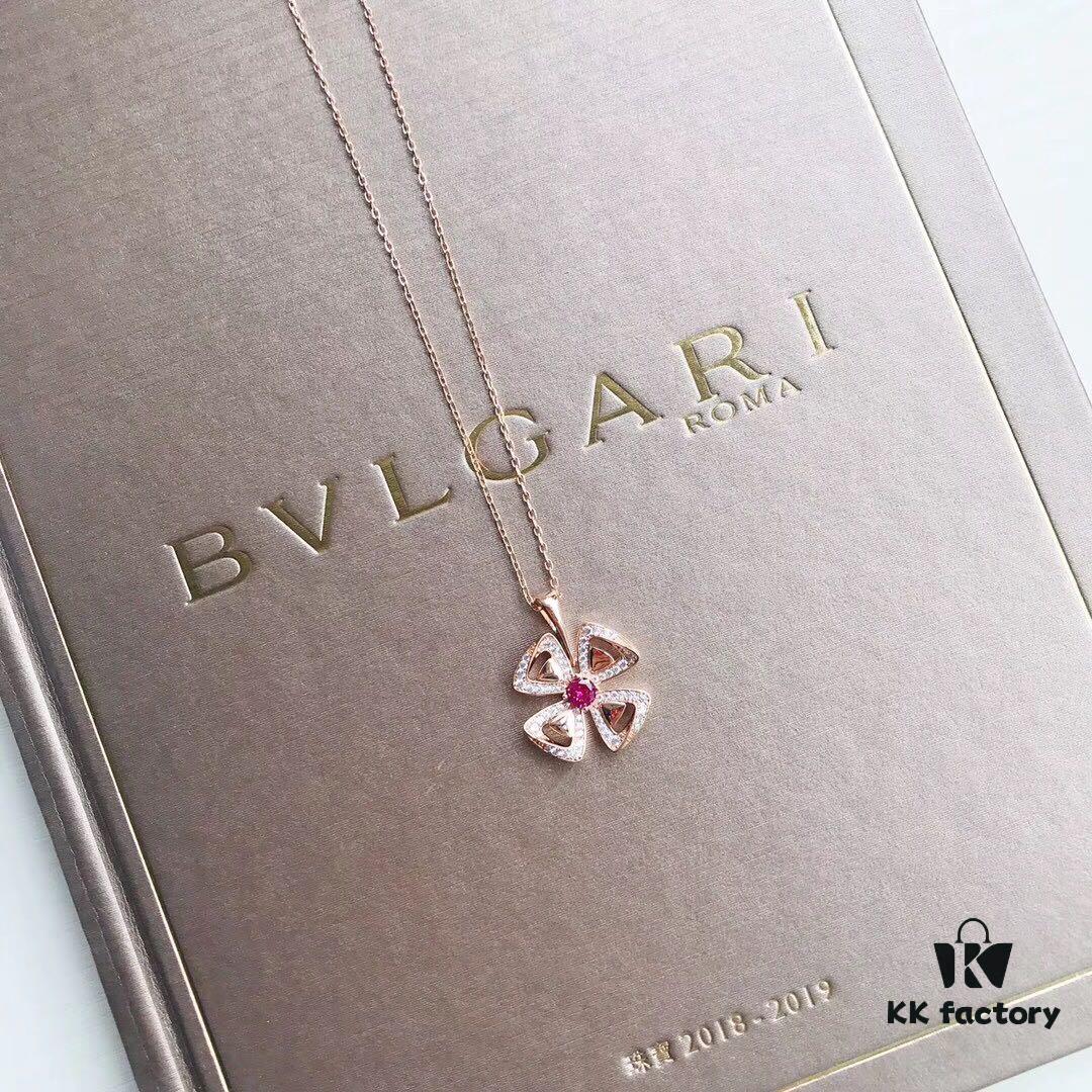 BVLGARI Fiorever Series Clover Necklace