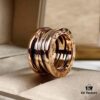 BVLGARI B.ZERO1 Openwork Ceramic Ring