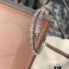 Bulgari Serpenti Viper Full Diamond Snake Bone Bracelet, Crafted in S925 Silver