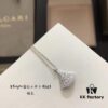 Bvlgari Bulgari Classic DIVA Series Skirt Full Diamond Fan-shaped Necklace