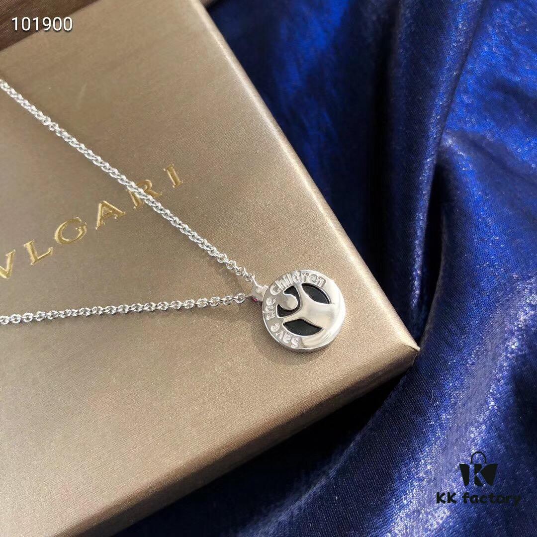 Bvlgari 10th Anniversary Limited Edition Charity Red Person Pendant Necklace