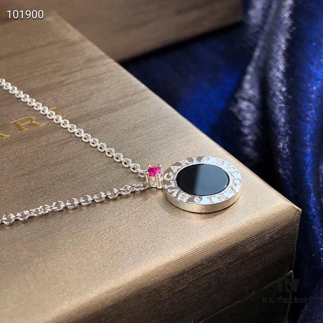 Bvlgari 10th Anniversary Limited Edition Charity Red Person Pendant Necklace